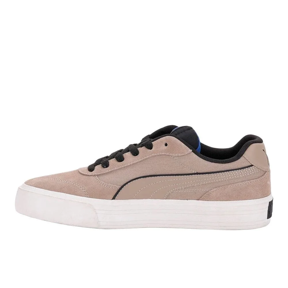 Puma Court Classic Vulc Sneakers Men's US 8.5 M Beige Lifestyle Shoes ZOGG3581
